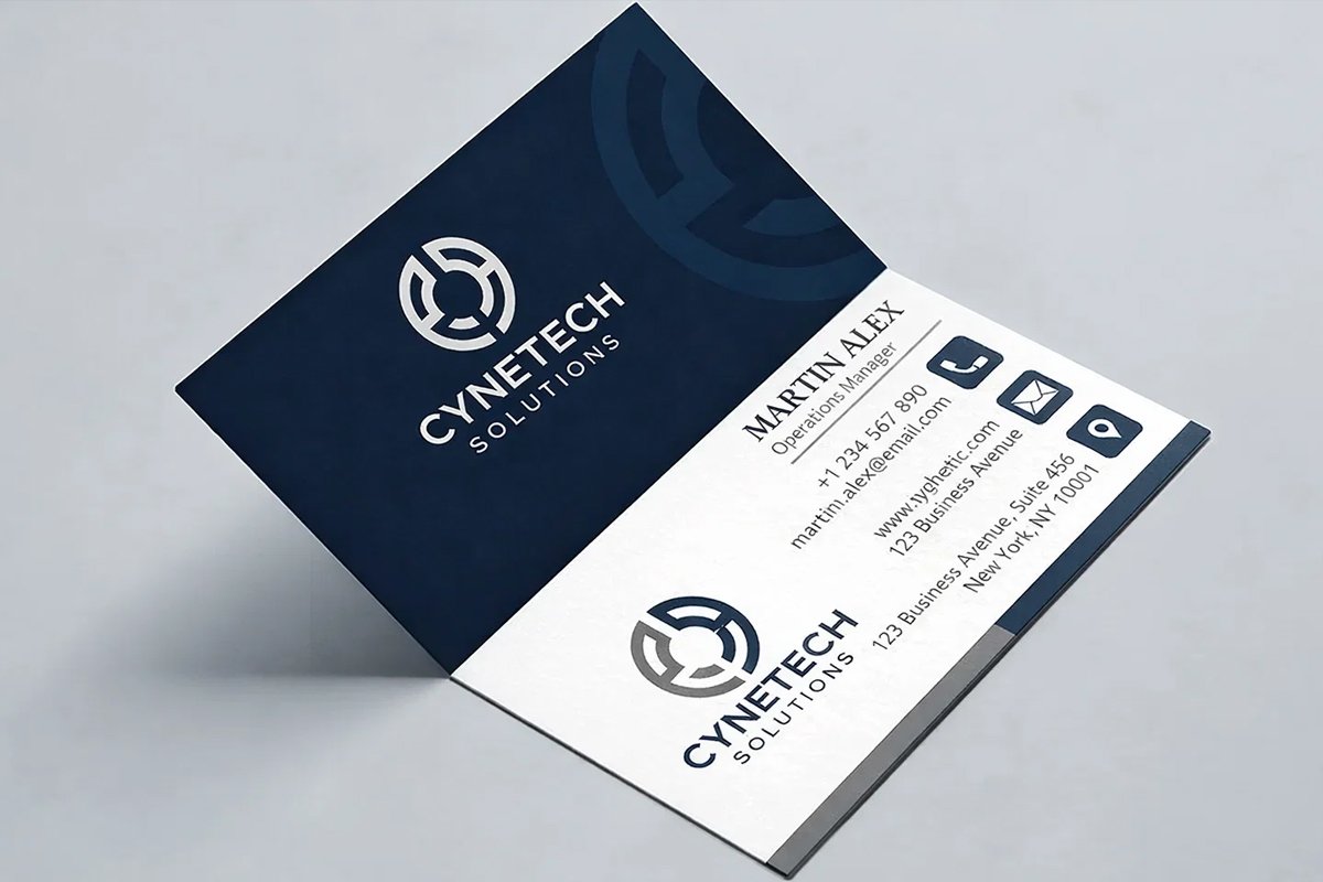 Folded Business Cards - Image 3