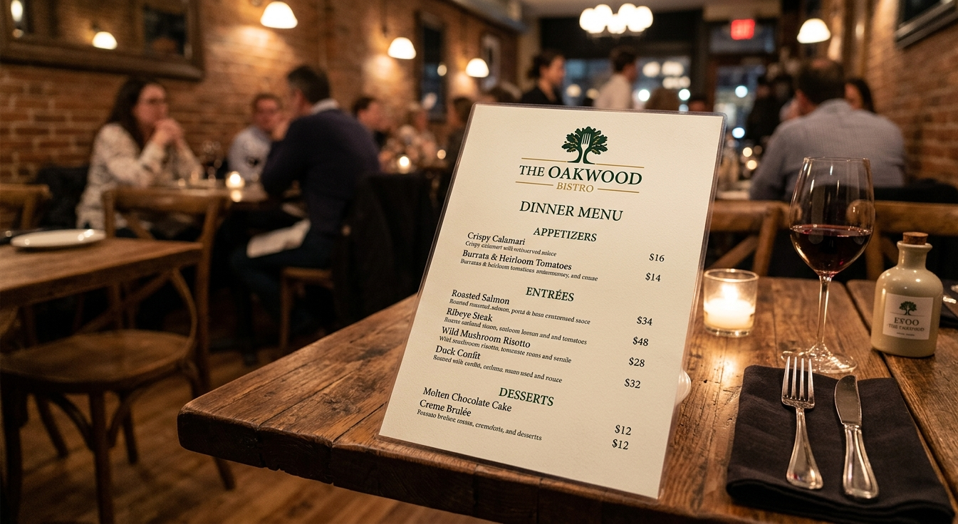 Restaurant Menu - Image 2