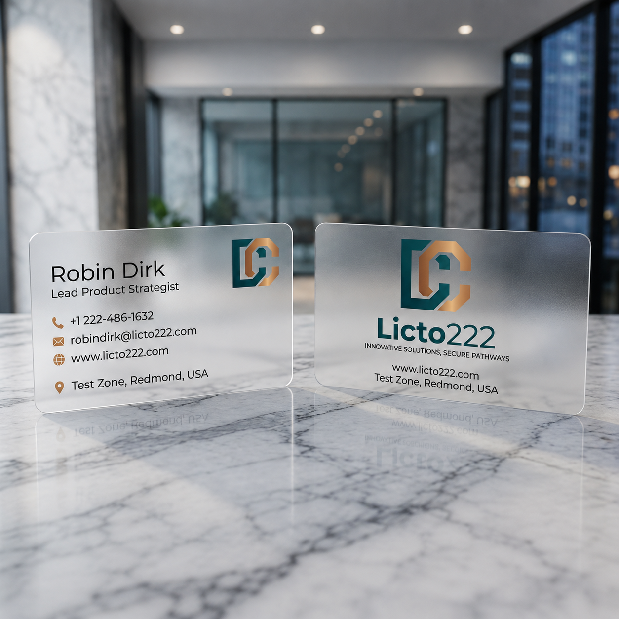 Plastic Business Cards - Image 3