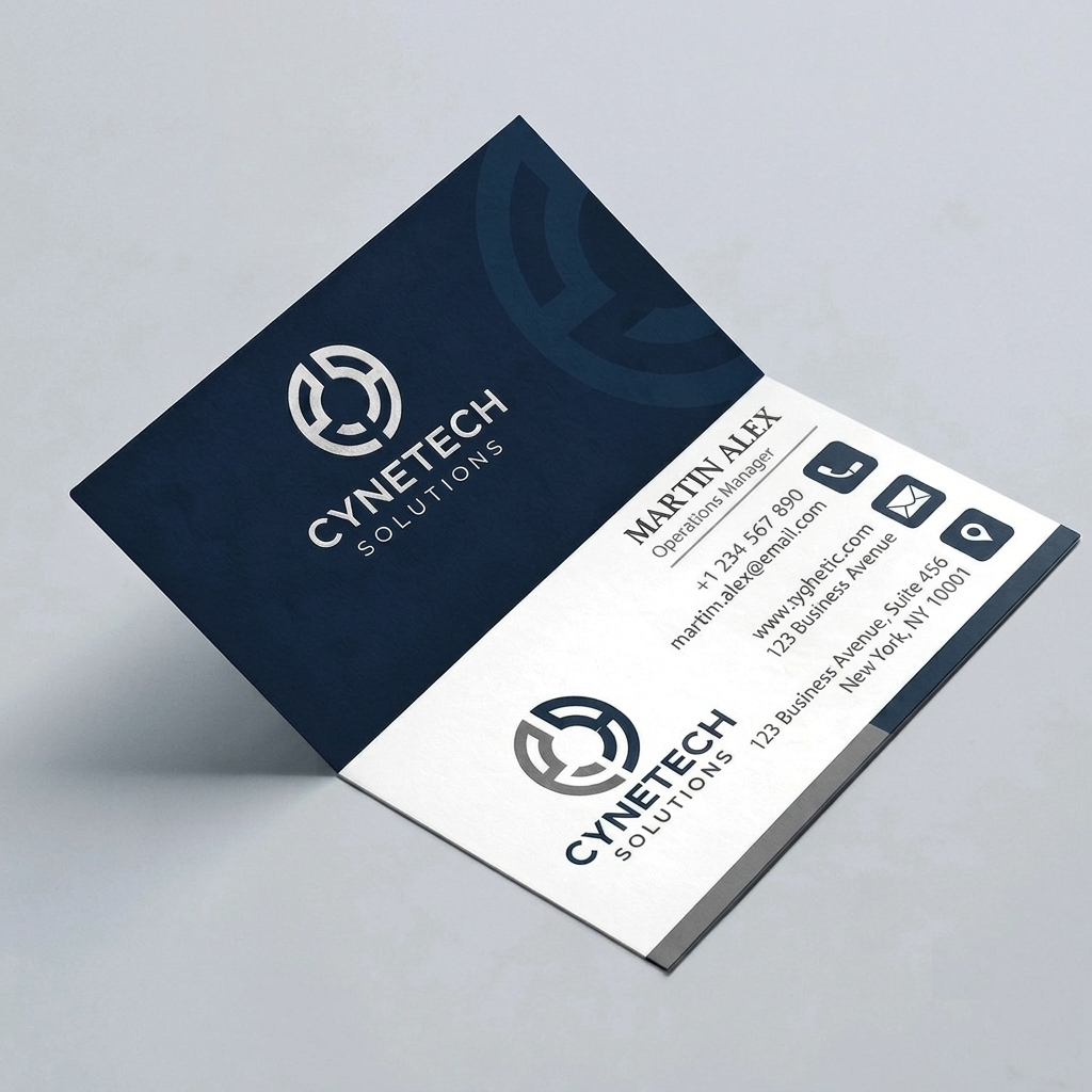 Folded Business Cards - Image 3