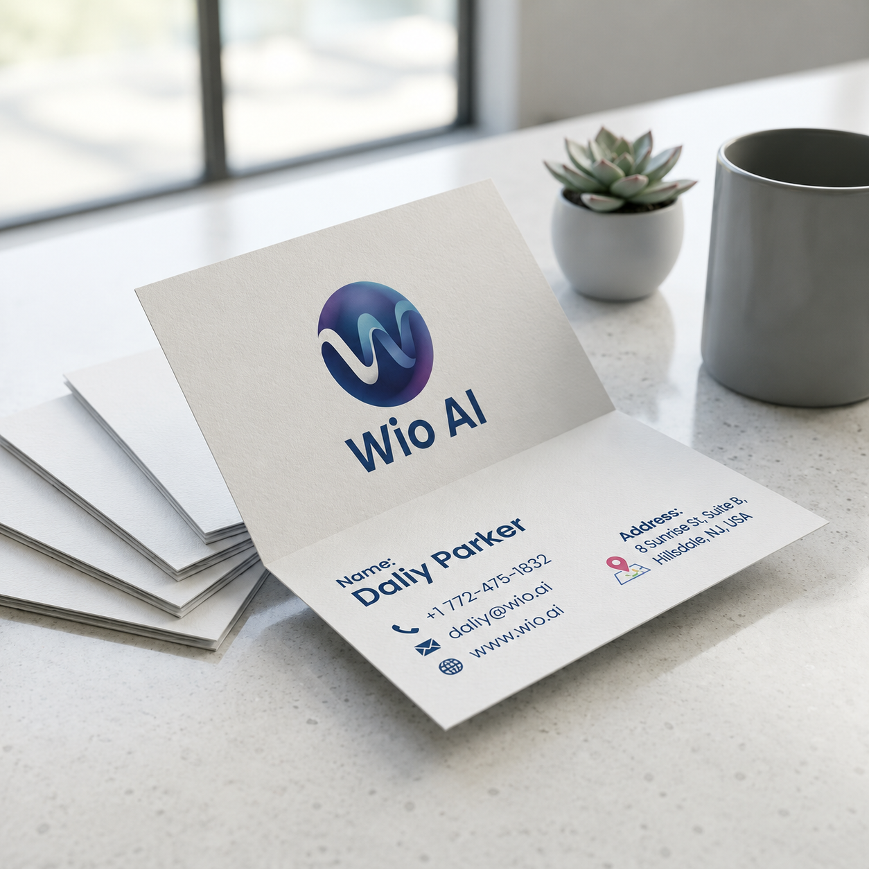 Folded Business Cards - Image 4